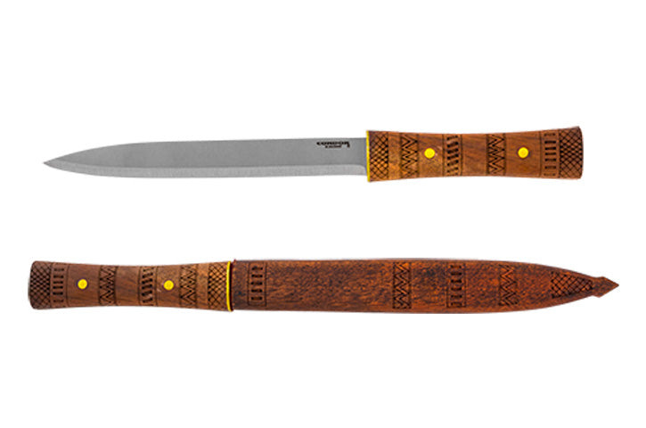 Condor Tribal Roots Knife Fixed Blade Walnut (8.9" Blasted Satin)
