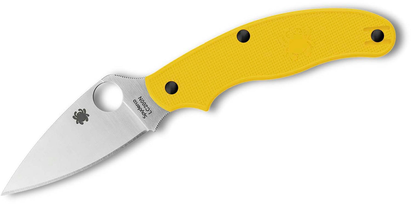 Spyderco UK Pen Knife Salt Slip Joint Yellow FRN (2.93" Satin) C94PYL