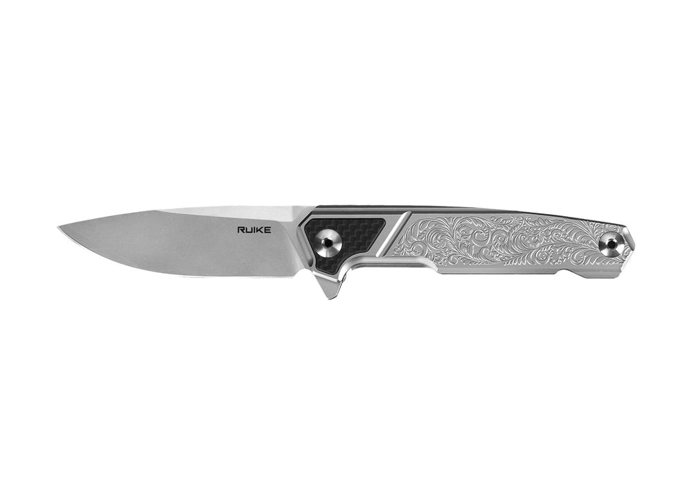 Ruike Frame Lock Folding Knife 420 Stainless (3.5" Bead Blast) P875-SZ