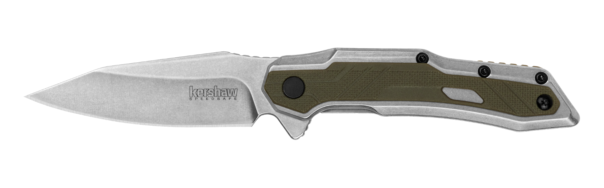 Kershaw Salvage Reverse Tanto Spring Assisted Knife Steel GFN (2.9" SW) 1369