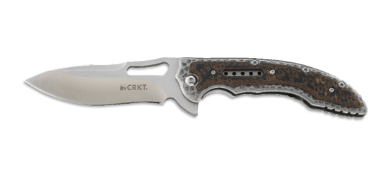 CRKT Ikoma Fossil Frame Lock Knife (3.96" Satin) 5470