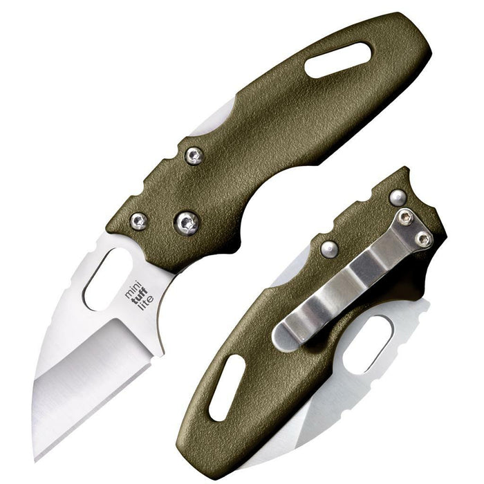 Cold Steel Mini Tuff Lite Tri-Ad Lock Knife OD Green (2" Satin) CS-20MTGD