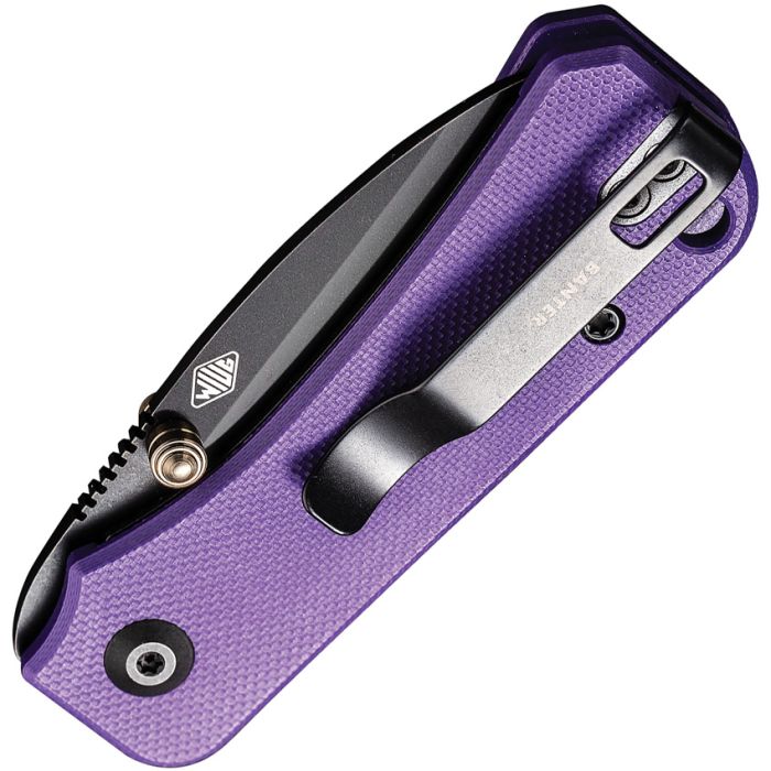 CIVIVI Baby Banter Liner Lock Knife Purple G-10 (2.34" Black SW) CIVC19068S4