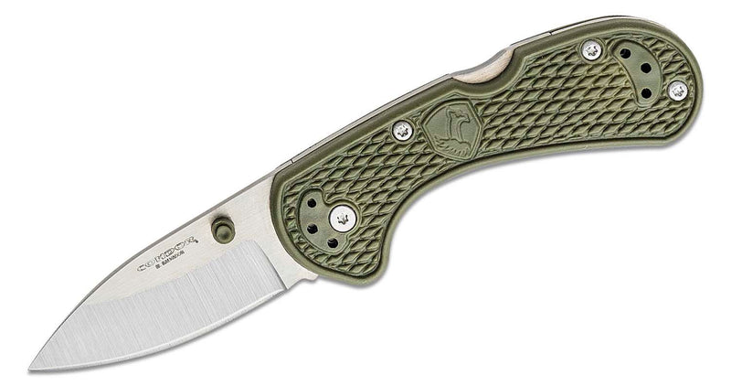Condor Cadejo Drop Point Folding Knife OD Green Polymer (2.66" Satin) CTK806-2.5SK