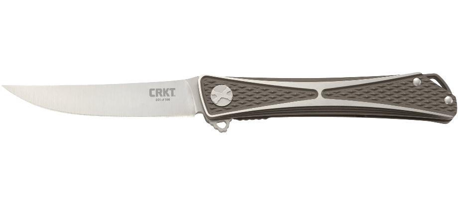 CRKT Crossbones LIMITED EDITION Liner Lock Knife Ti (3.48" Satin M390) 7531