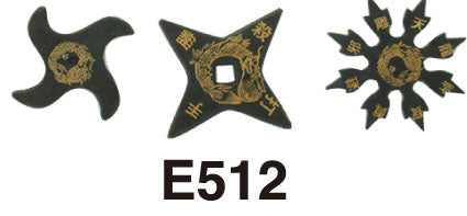 Rubber Training Throwing Stars (3 Pack)