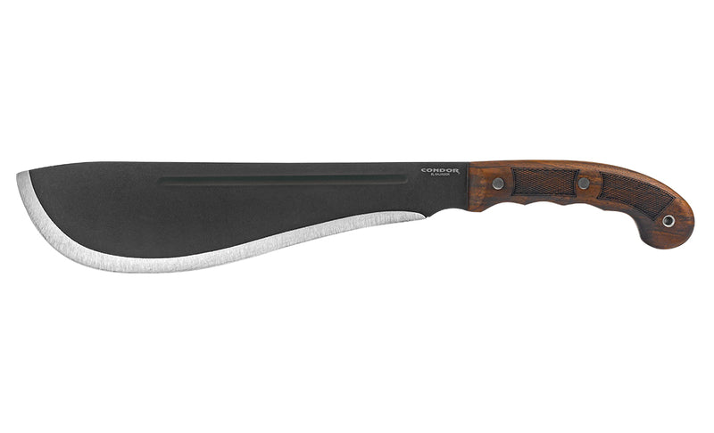 Condor Departure Bolo Machete Fixed Blade Walnut (12.19" Black) CTK3955-12.2HC
