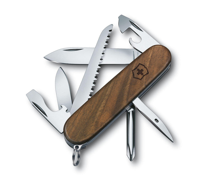 Victorinox Hiker (Walnut Wood) Swiss Army Knife 1.4611.63-X1