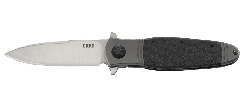 CRKT Bombastic Frame Lock Knife Black GFN (3.3" Satin) K340KXP