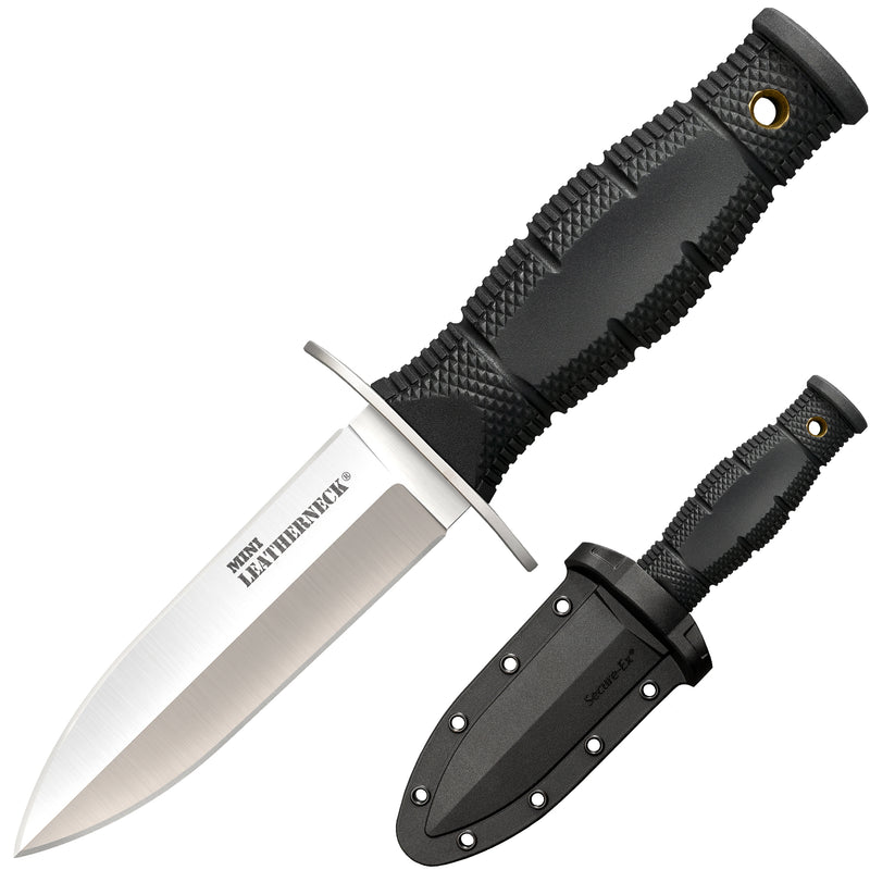Cold Steel Mini Leatherneck Dagger Fixed Blade Knife (3.5" Stonewash) 39LSAC