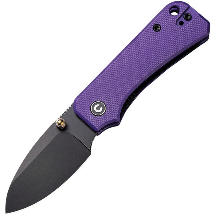CIVIVI Baby Banter Liner Lock Knife Purple G-10 (2.34" Black SW) CIVC19068S4