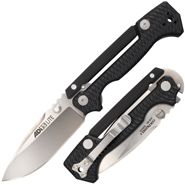 Cold Steel Demko AD-15 Lite Scorpion Lock Knife Black (3.5" Satin) CS-58SQL