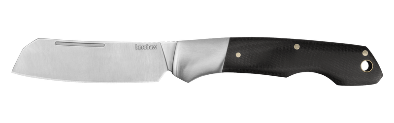 Kershaw Parley Cleaver Slip Joint Folding Knife Black Polished Micarta (3.1" Satin) 4384