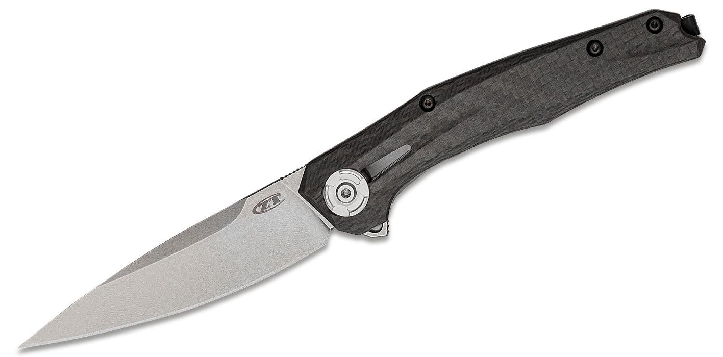 Zero Tolerance Frame Lock Knife Carbon Fiber (3.5" Stonewash 20CV) ZT 0707