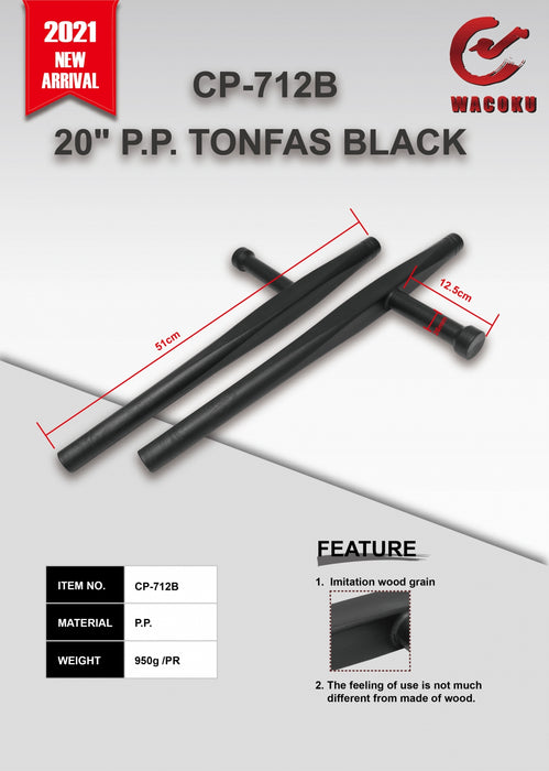 Tonfa Polypropylene 20" Trainer (Black)