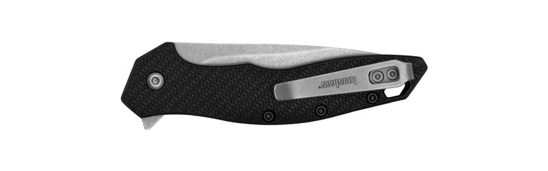 Kershaw Shoreline Liner Lock Assisted Knife Black FRN (3" Stonewash) 1845