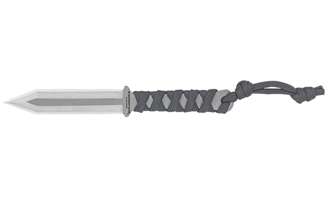 Condor Gladius Fixed Blade Neck Knife (3.14" Bead Blast) CTK1824-3.12HC