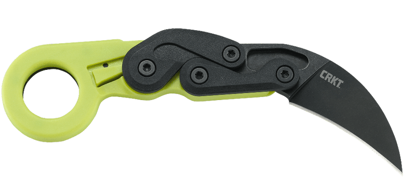 CRKT Provoke Zap Kinematic Morphing Karambit Folding Knife (2.47" Black) 4041G