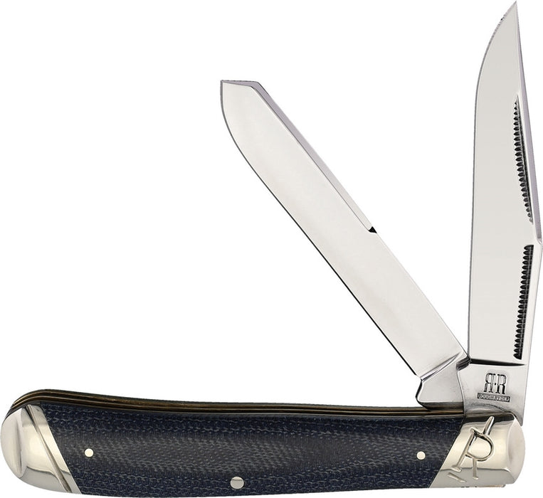 Rough Ryder Denim Trapper Folding Knife RR2182