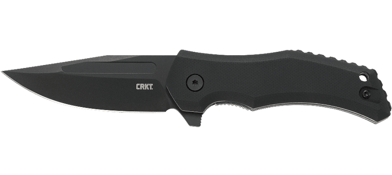 CRKT Fawkes Blackout A/O Folding Knife G-10 (2.74" Ti Nitride) 2372K