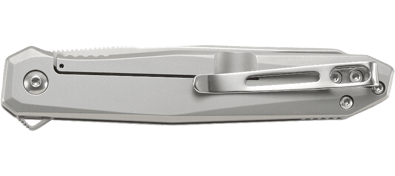 CRKT Ken Onion Facet Frame Lock A/O Flipper Knife (3.37" Satin) K230XXP