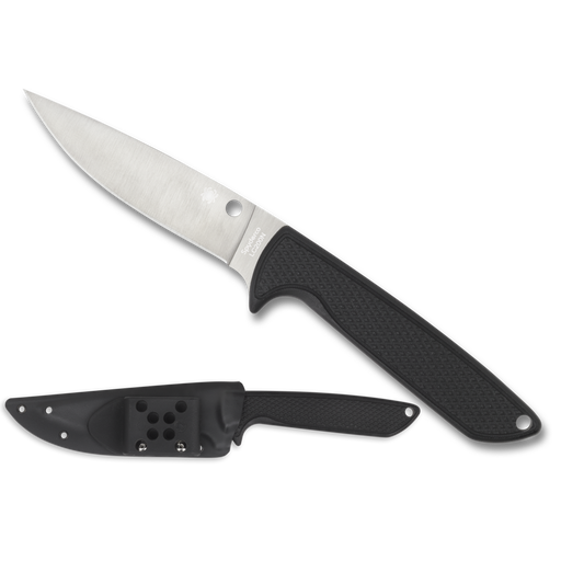 Spyderco WaterWay fixed blade knife Knife Black G-10 (4.44 Satin