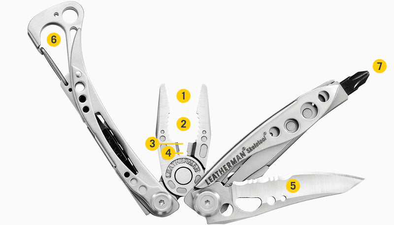 Leatherman Skeletool Multi Tool w/ 2 Bits (7-in-1) 830964