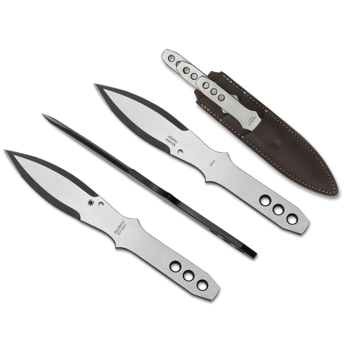 Spyderco 9" Small SpyderThrowers Throwing Knives (Set of 3) TK01SM